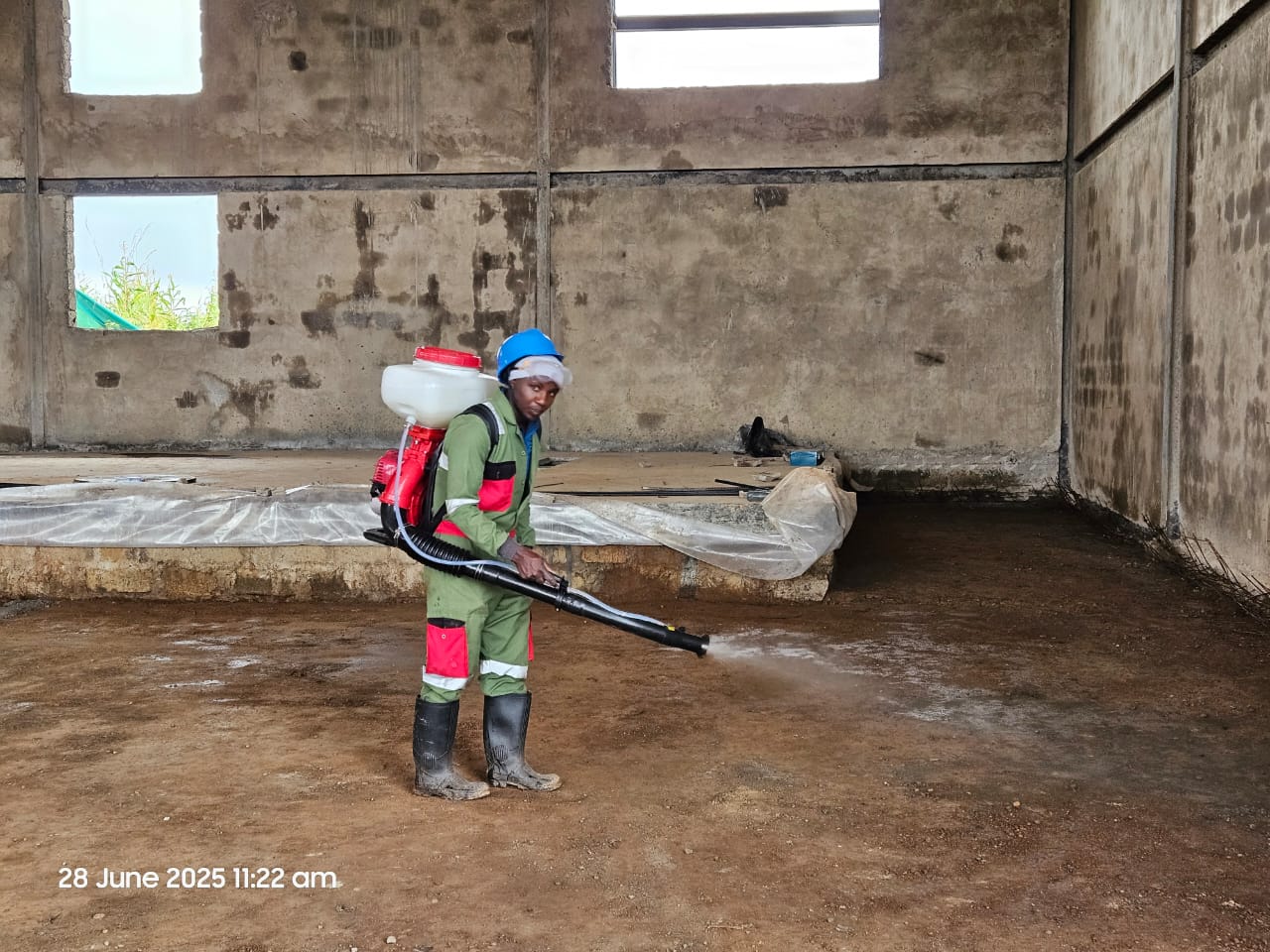 Foundation fumigation treatment