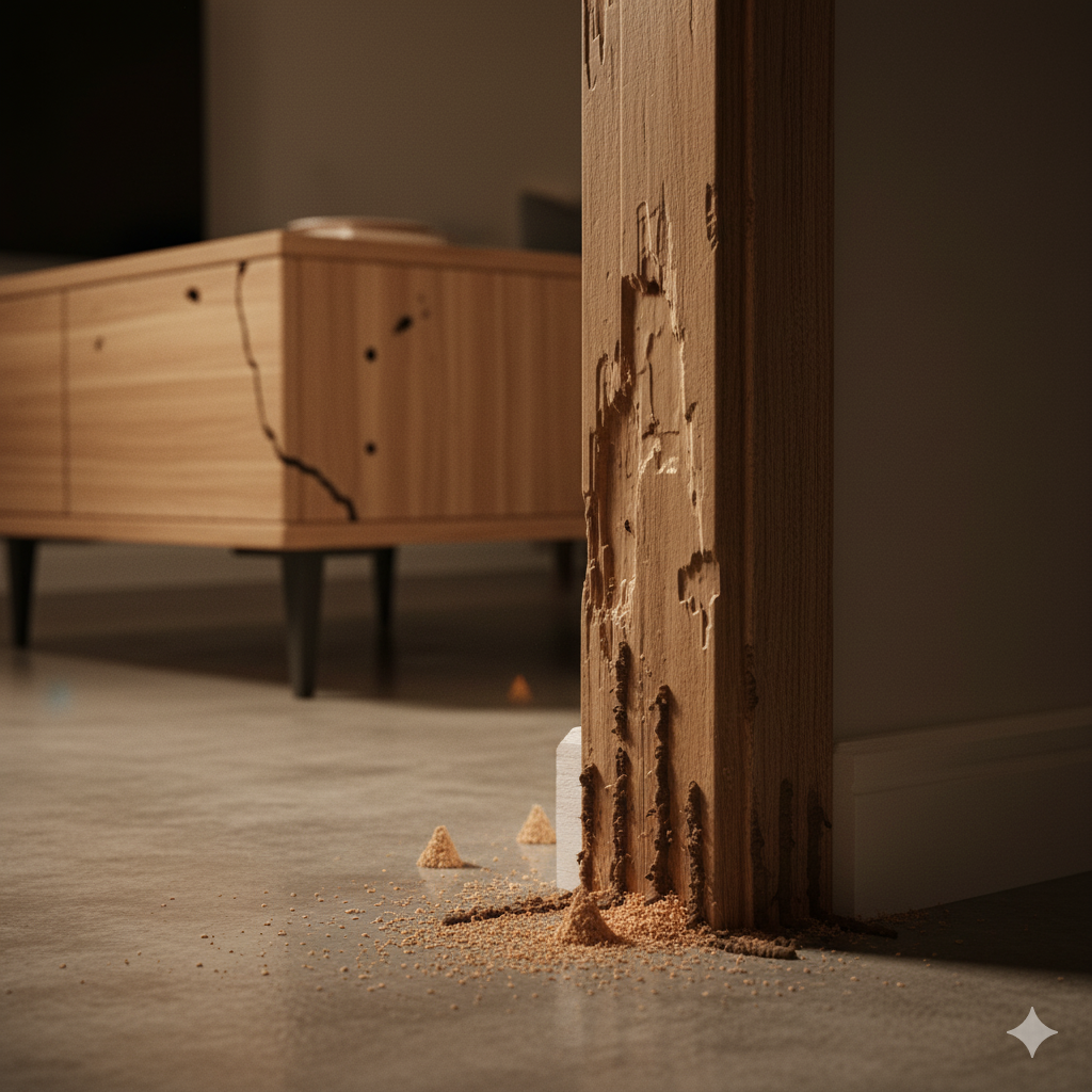 Termite damage inspection